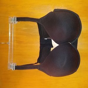 Black Plunge Cacique bra